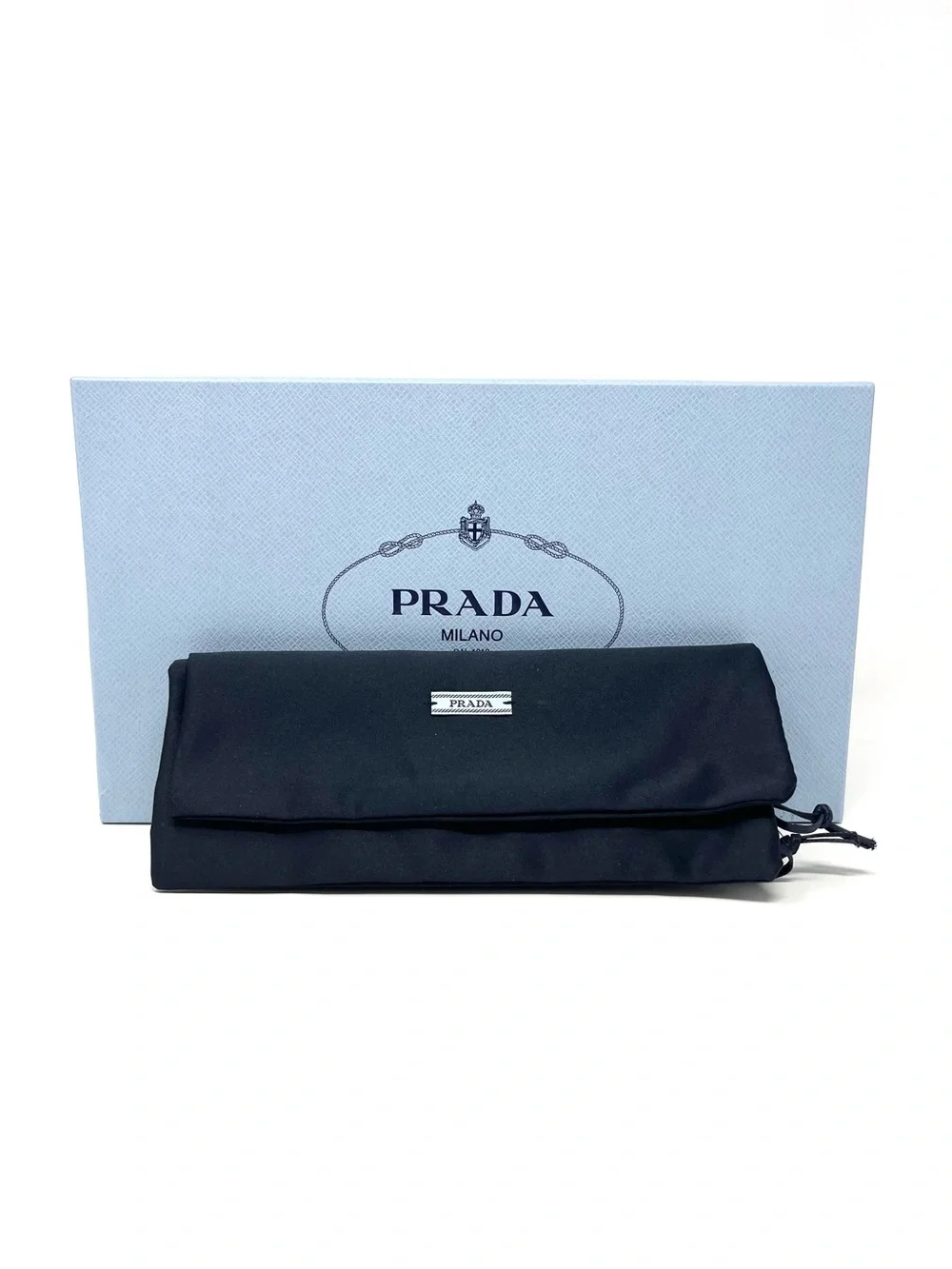 Prada Logo Black Leather Gold Studded Buckle Loafers Heels Shoes Chunky 39.5 9.5